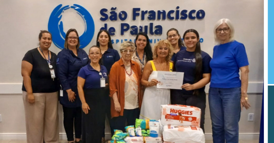 HUSFP recebe doação de kits de higiene para a Maternidade