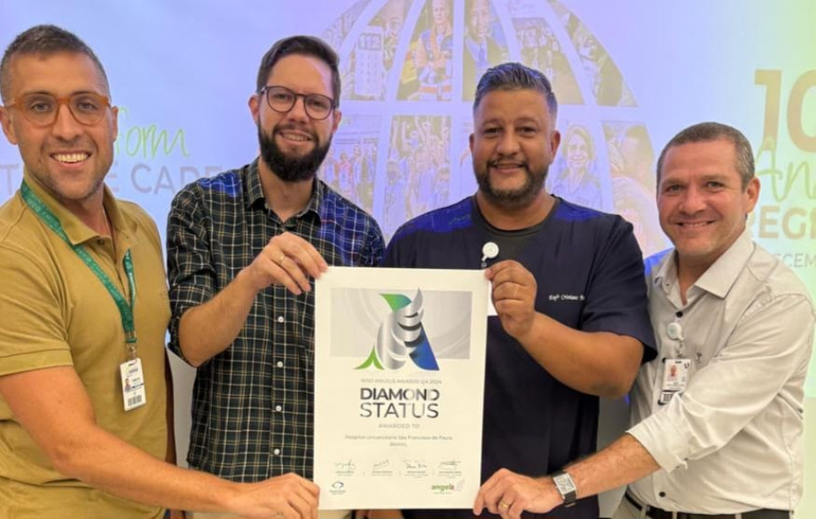 HUSFP/UCPel recebe Certificado Diamond Status da Linha AVC