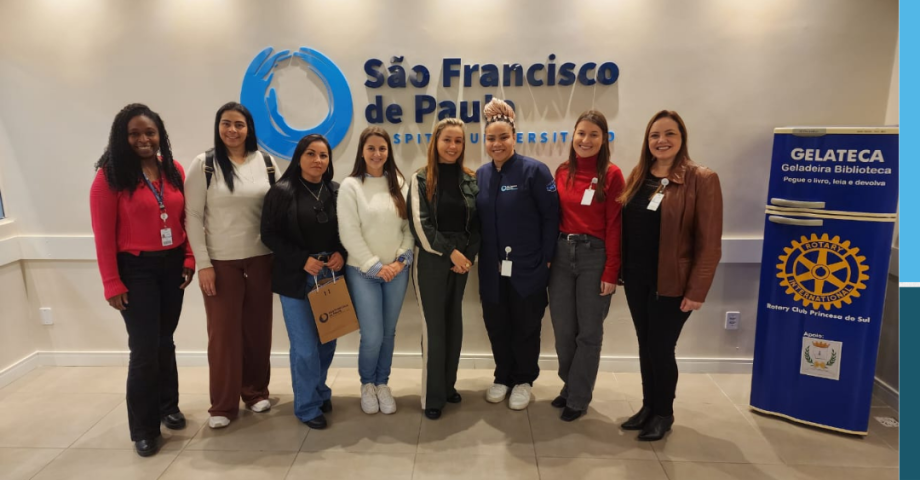 Hospital Universitário São Francisco de Paula recebe equipe de hospital de Pinheiro Machado para benchmarking sobre gestão estratégica de medicamentos