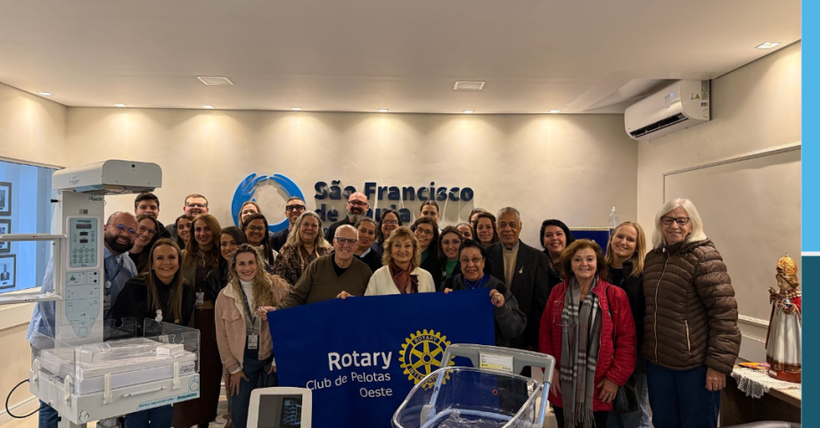 HUSFP recebe doação de equipamentos destinados à Maternidade pelo Rotary Clube Oeste de Pelotas