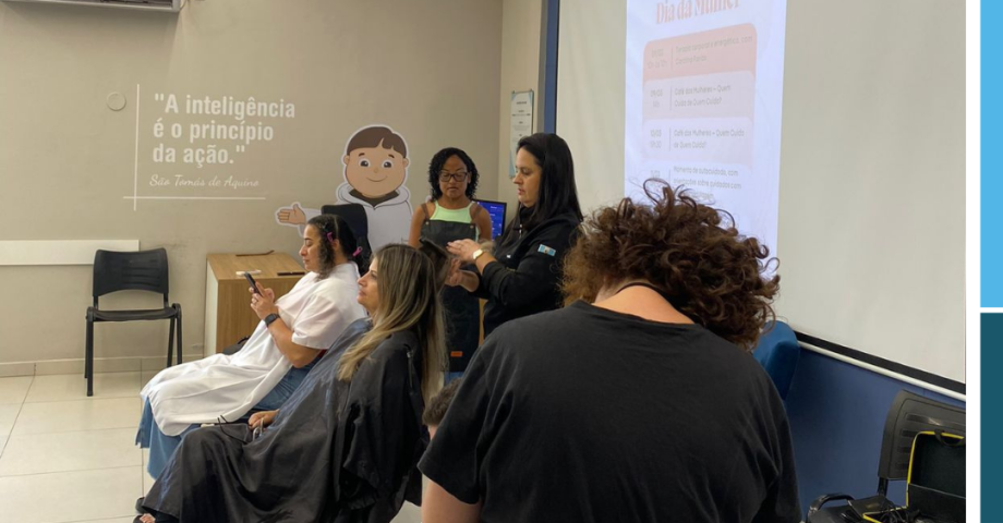 Ação de cuidado e autoestima oferece cortes de cabelo a colaboradores do Hospital Universitário