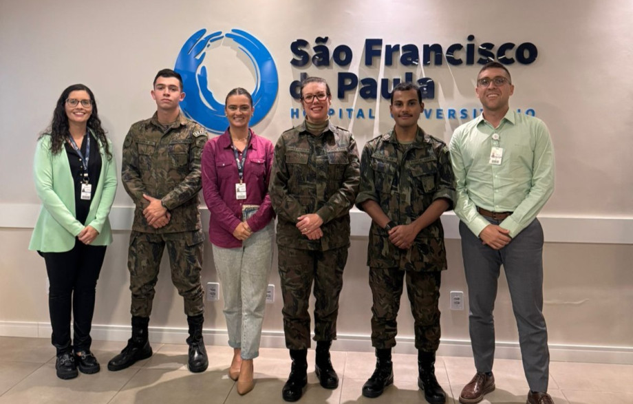 HUSFP recebe visita institucional da Força Aérea Brasileira em reforço à parceria estratégica com o CINDACTA