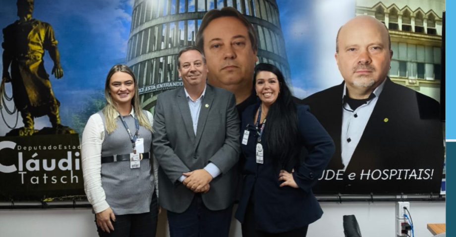 Visita ao Deputado Estadual Cláudio Tatsch