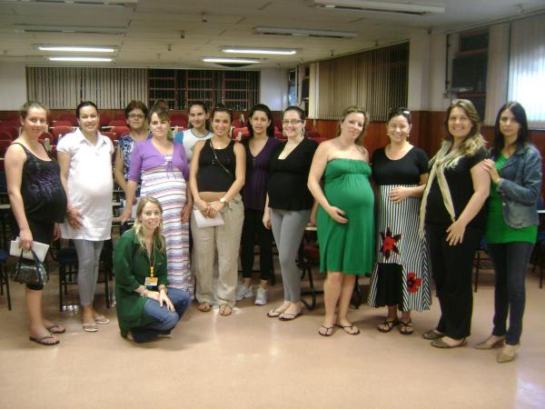 Último encontro do Curso de Gestantes reune as futuras mamães no HUSFP