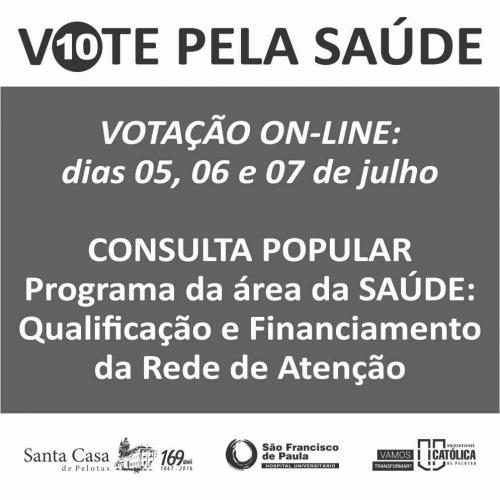 VOTAÇÃO DA CONSULTA POPULAR PROSSEGUE HOJE E AMANHÃ (07/07)