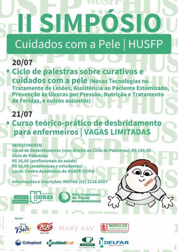 HUSFP/UCPEL promove II Simpósio de Cuidados com a Pele