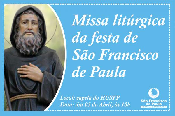 Capelania do HUSFP convida para Missa Litúrgica
