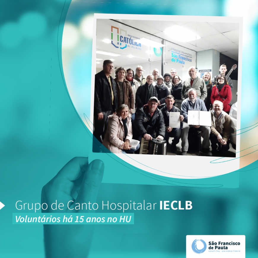 Grupo de Canto Hospitalar – IECLB atua há 15 anos no HU