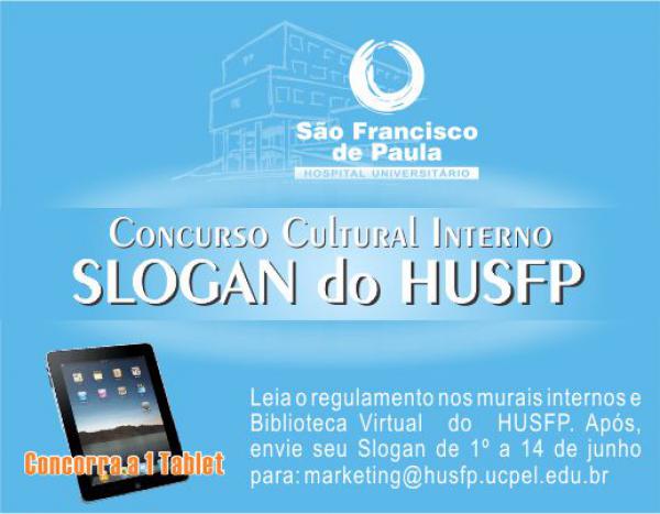 HUSFP promove Concurso Cultural interno para criação de Slogan