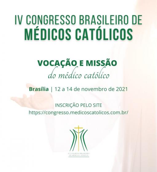 ​Congresso de Médicos Católicos será nos dias 13 e 14 de novembro